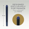 Чернильный картридж PARKER для перьевой ручки, синий CW1950384